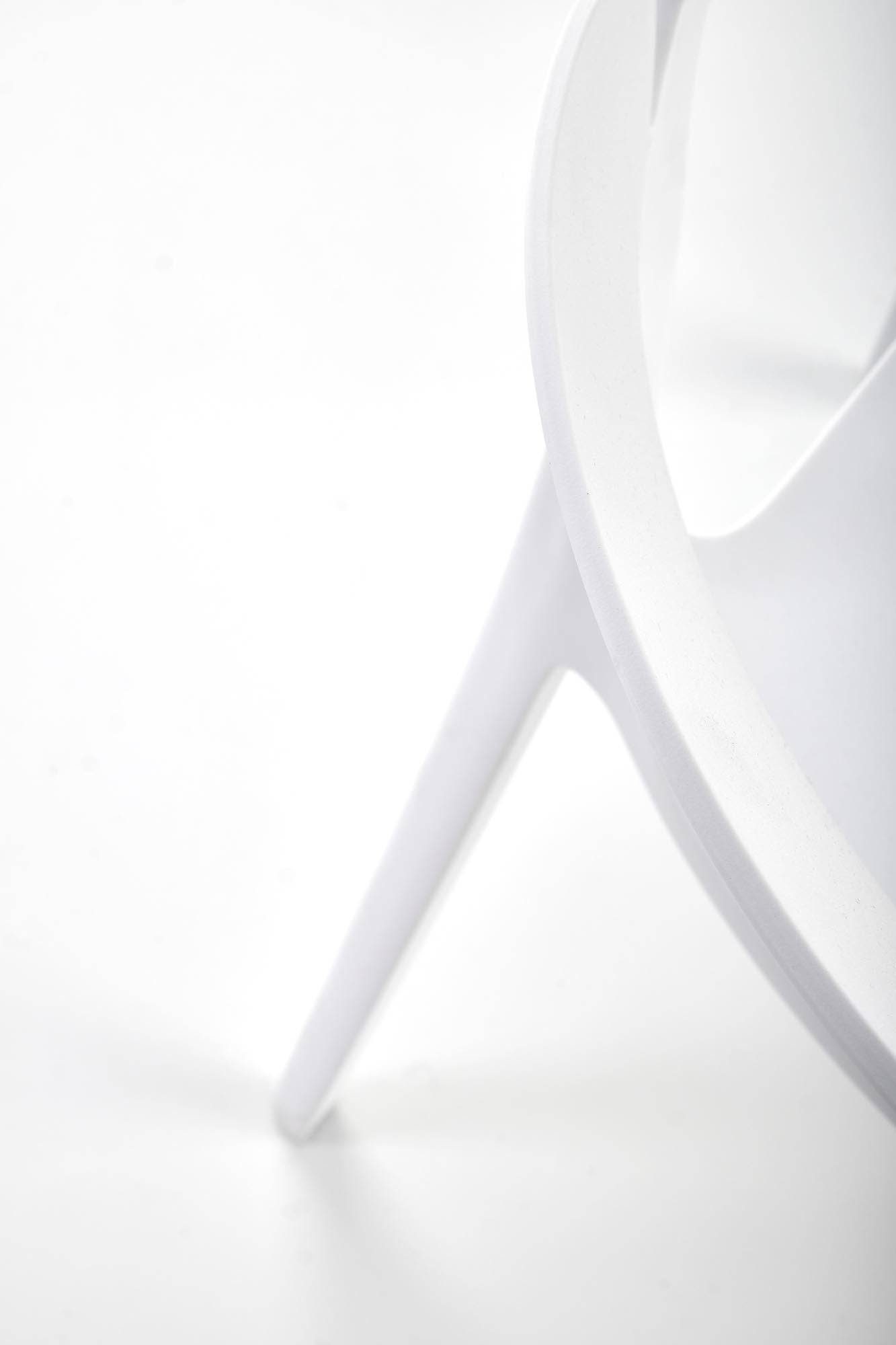 Sedia da pranzo in plastica K491 Bianco (7)