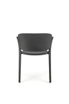 Sedia da pranzo in plastica K491 Nero (1)