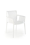 Sedia da pranzo in plastica K492 Bianco