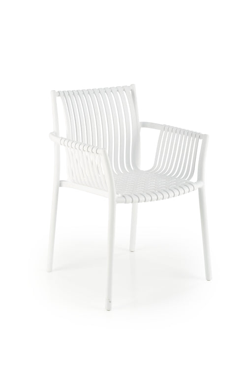 Sedia da pranzo in plastica K492 Bianco