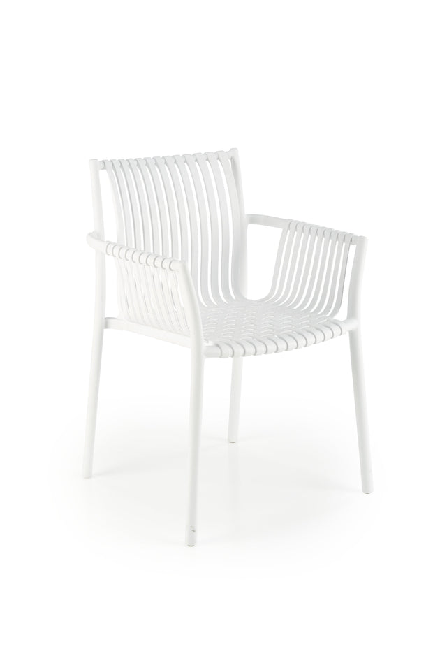 Sedia da pranzo in plastica K492 Bianco