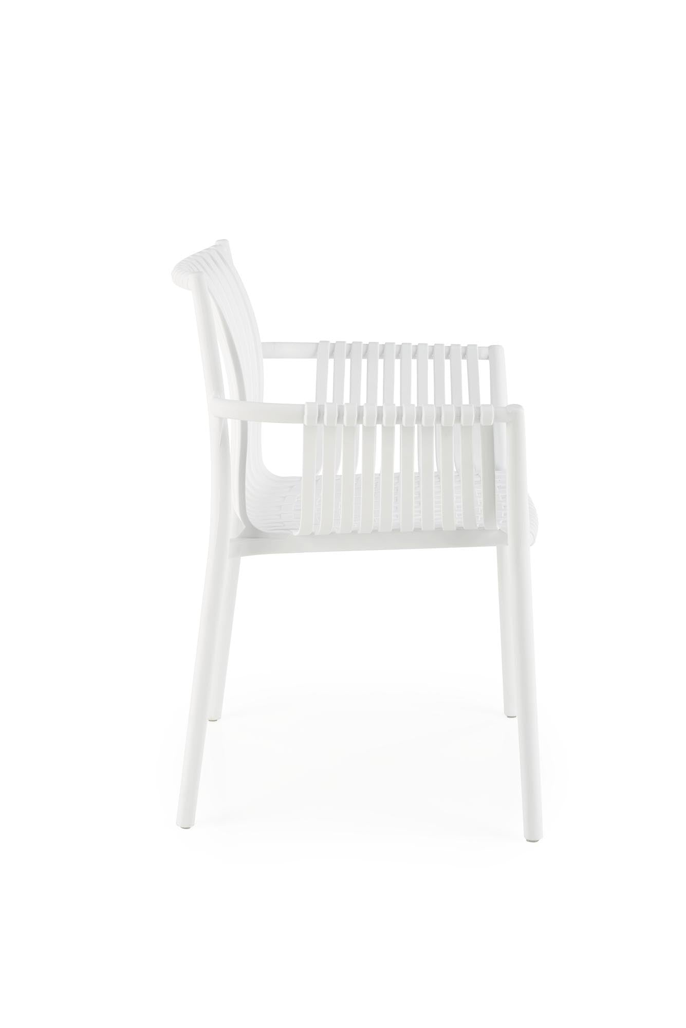 Sedia da pranzo in plastica K492 Bianco (3)