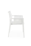 Sedia da pranzo in plastica K492 Bianco (3)