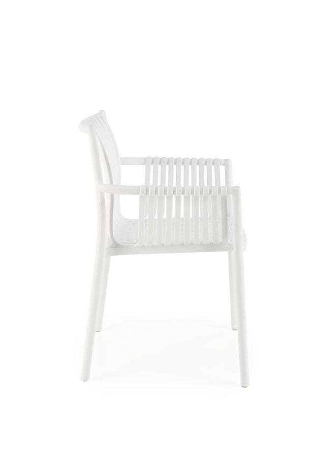 Sedia da pranzo in plastica K492 Bianco (3)
