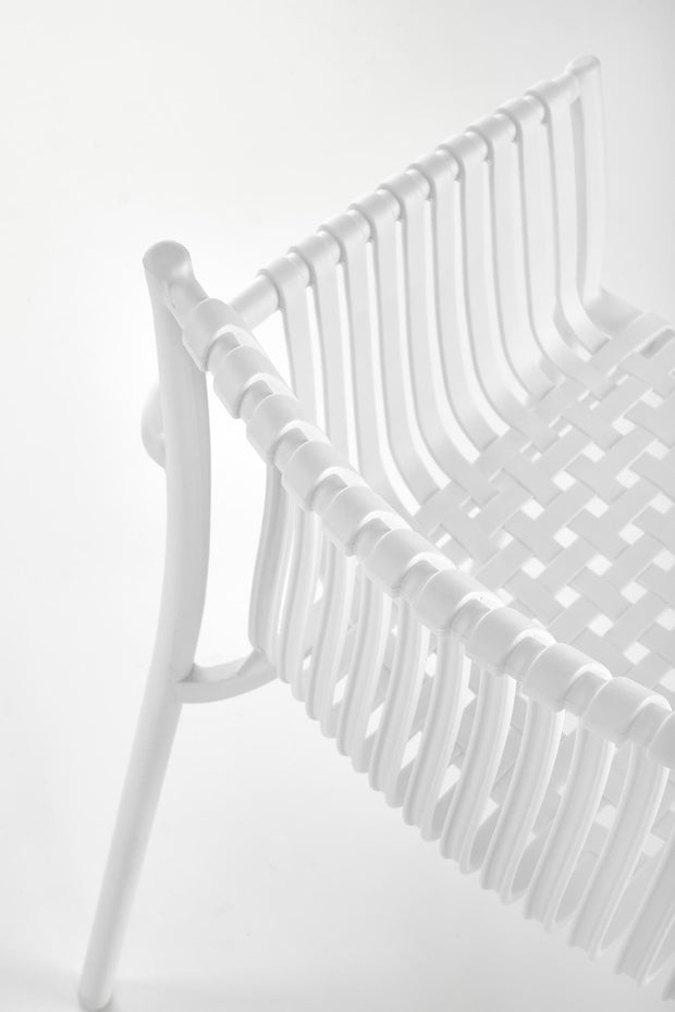 Sedia da pranzo in plastica K492 Bianco (5)
