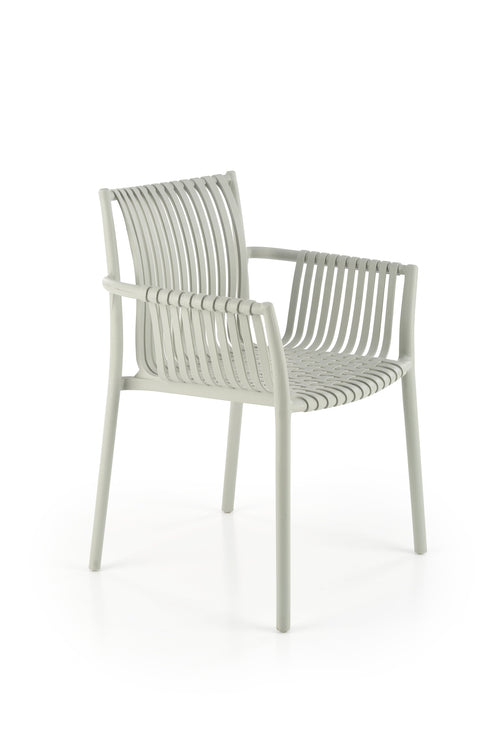 Sedia da pranzo in plastica K492 Grigio