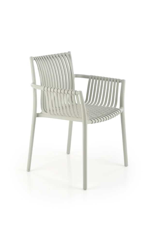 Sedia da pranzo in plastica K492 Grigio