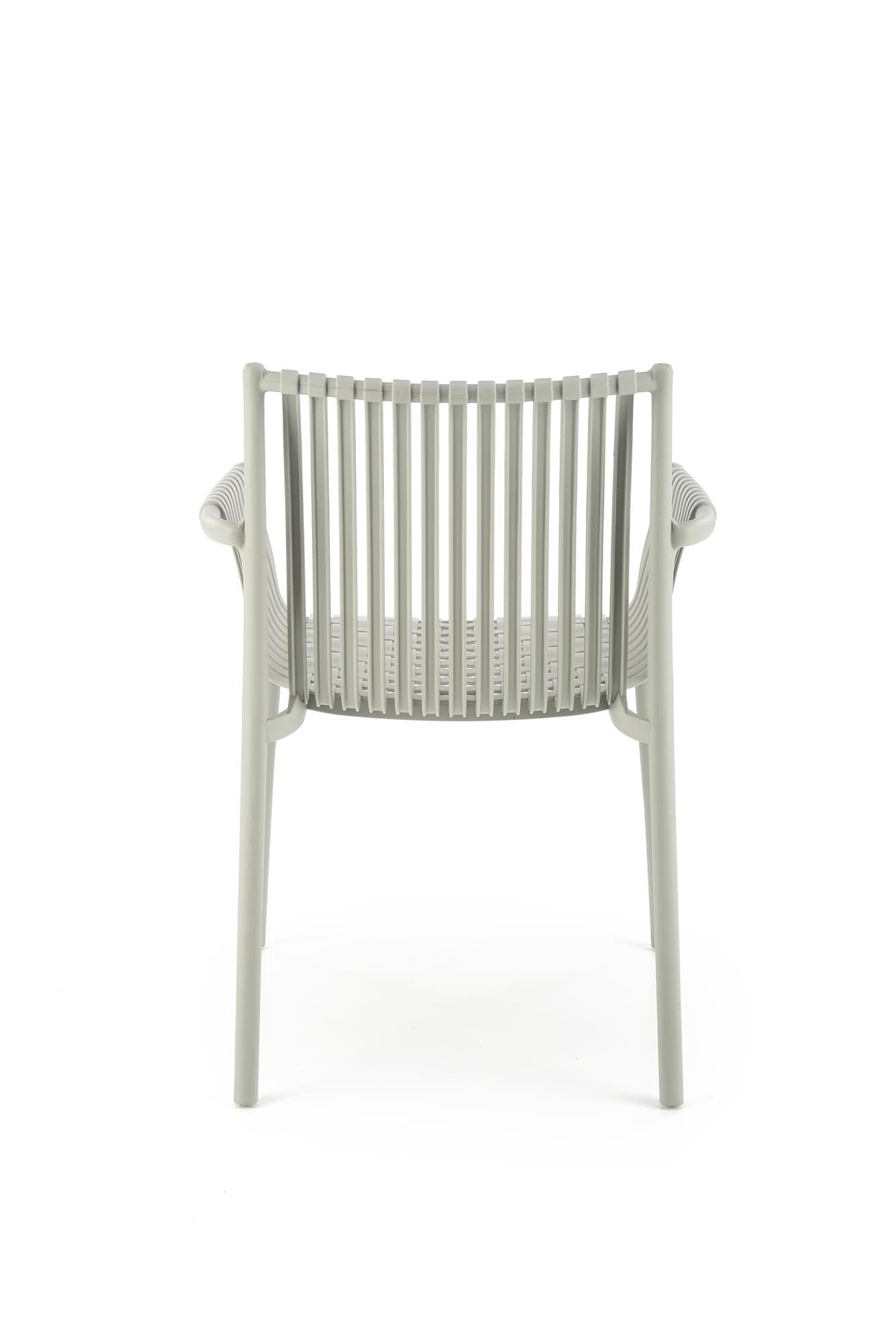 Sedia da pranzo in plastica K492 Grigio (1)