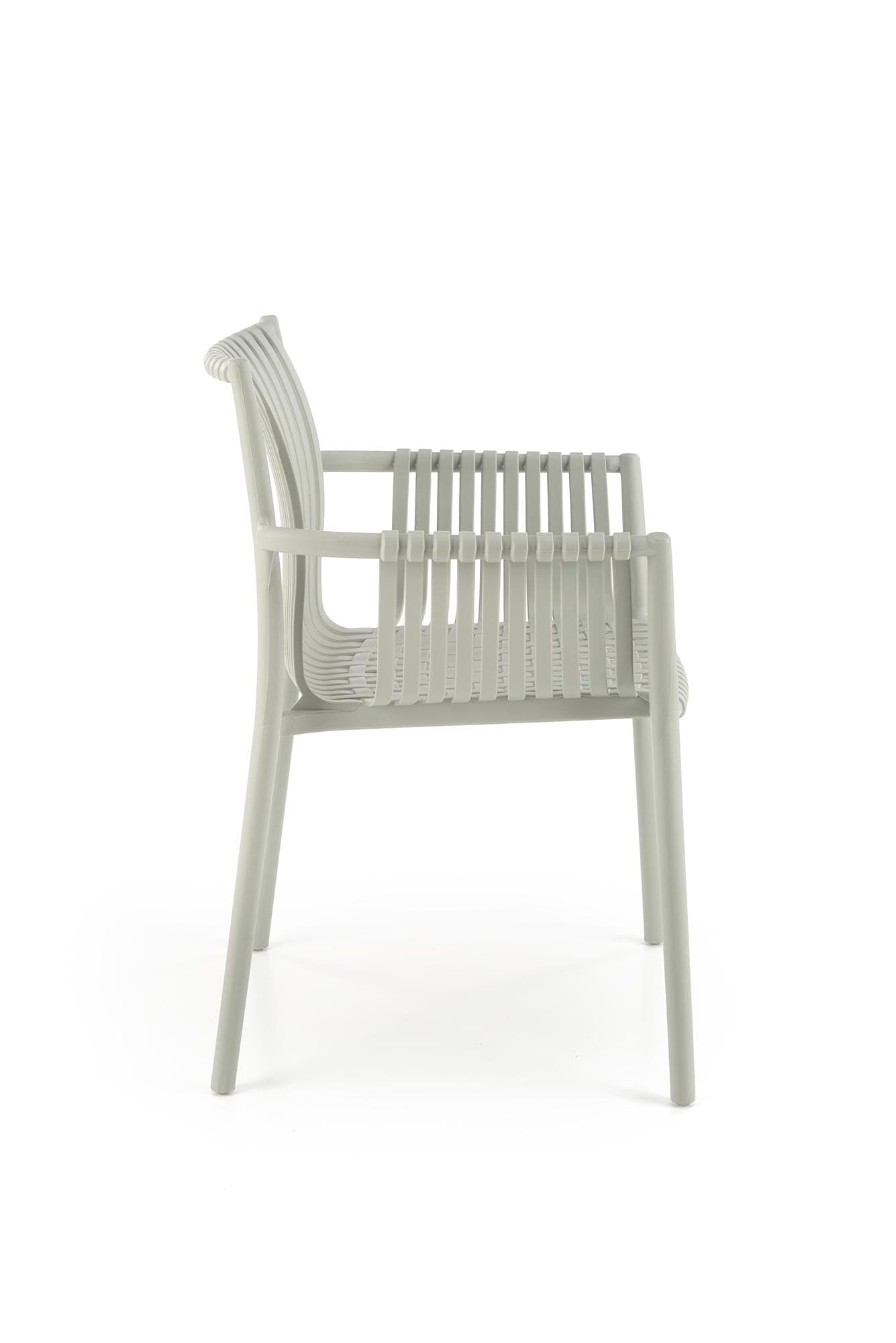 Sedia da pranzo in plastica K492 Grigio (4)