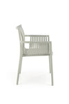 Sedia da pranzo in plastica K492 Grigio (4)