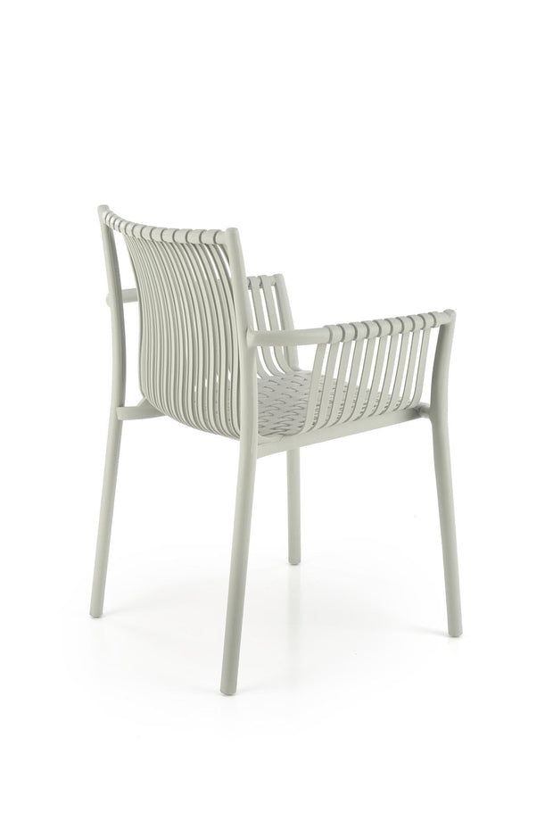 Sedia da pranzo in plastica K492 Grigio (5)