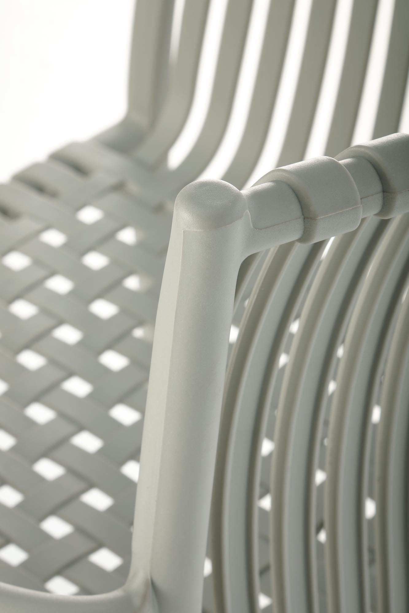 Sedia da pranzo in plastica K492 Grigio (6)
