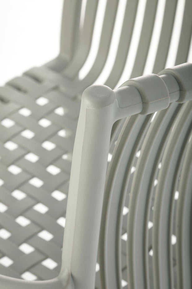 Sedia da pranzo in plastica K492 Grigio (6)
