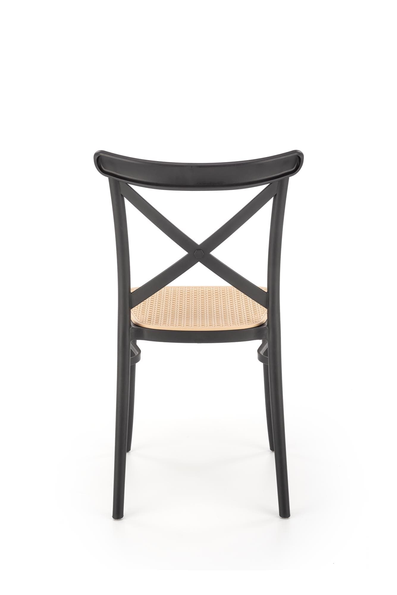 Sedia da pranzo in plastica K512 Nero (2)