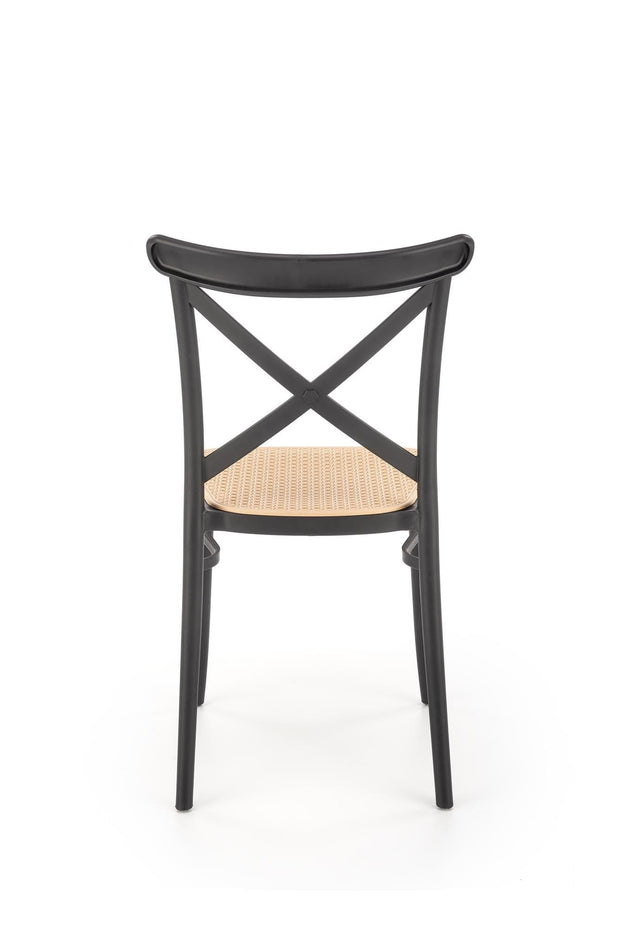 Sedia da pranzo in plastica K512 Nero (2)