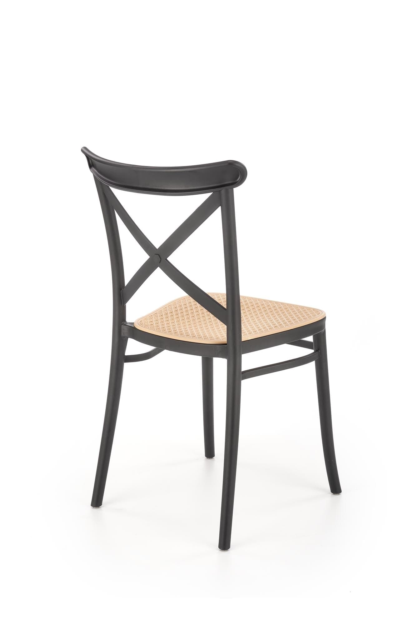 Sedia da pranzo in plastica K512 Nero (6)