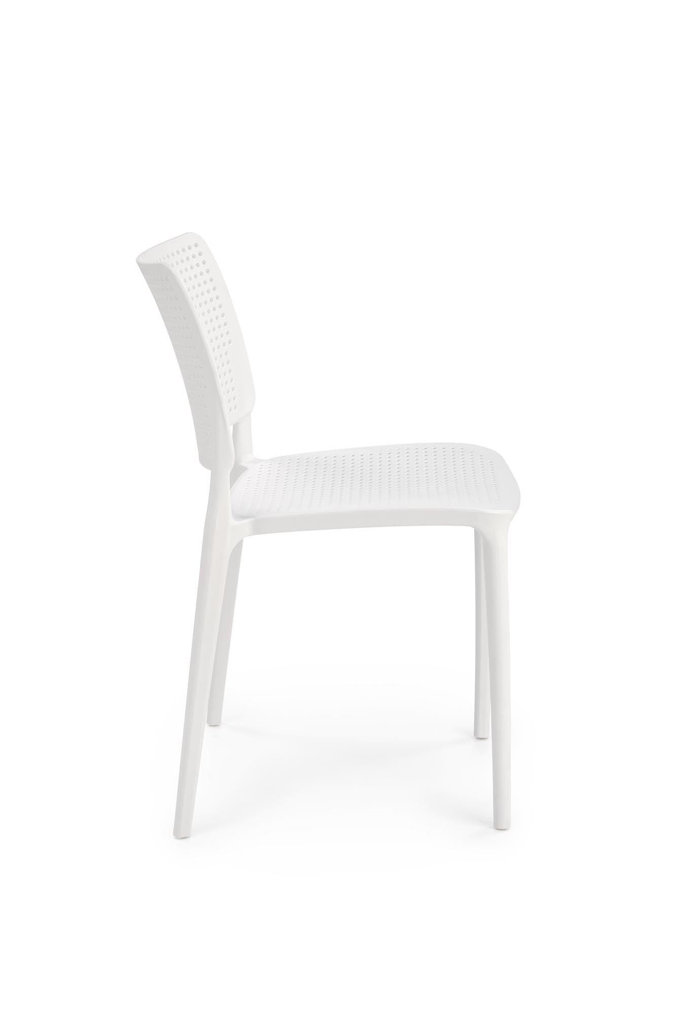 Sedia da pranzo in plastica K514 Bianco (5)