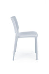 Sedia da pranzo in plastica K514 Blu (5)