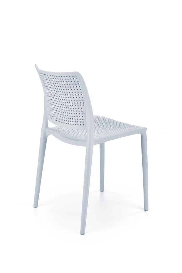 Sedia da pranzo in plastica K514 Blu (6)