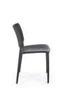 Sedia da pranzo in plastica K514 Nero (5)