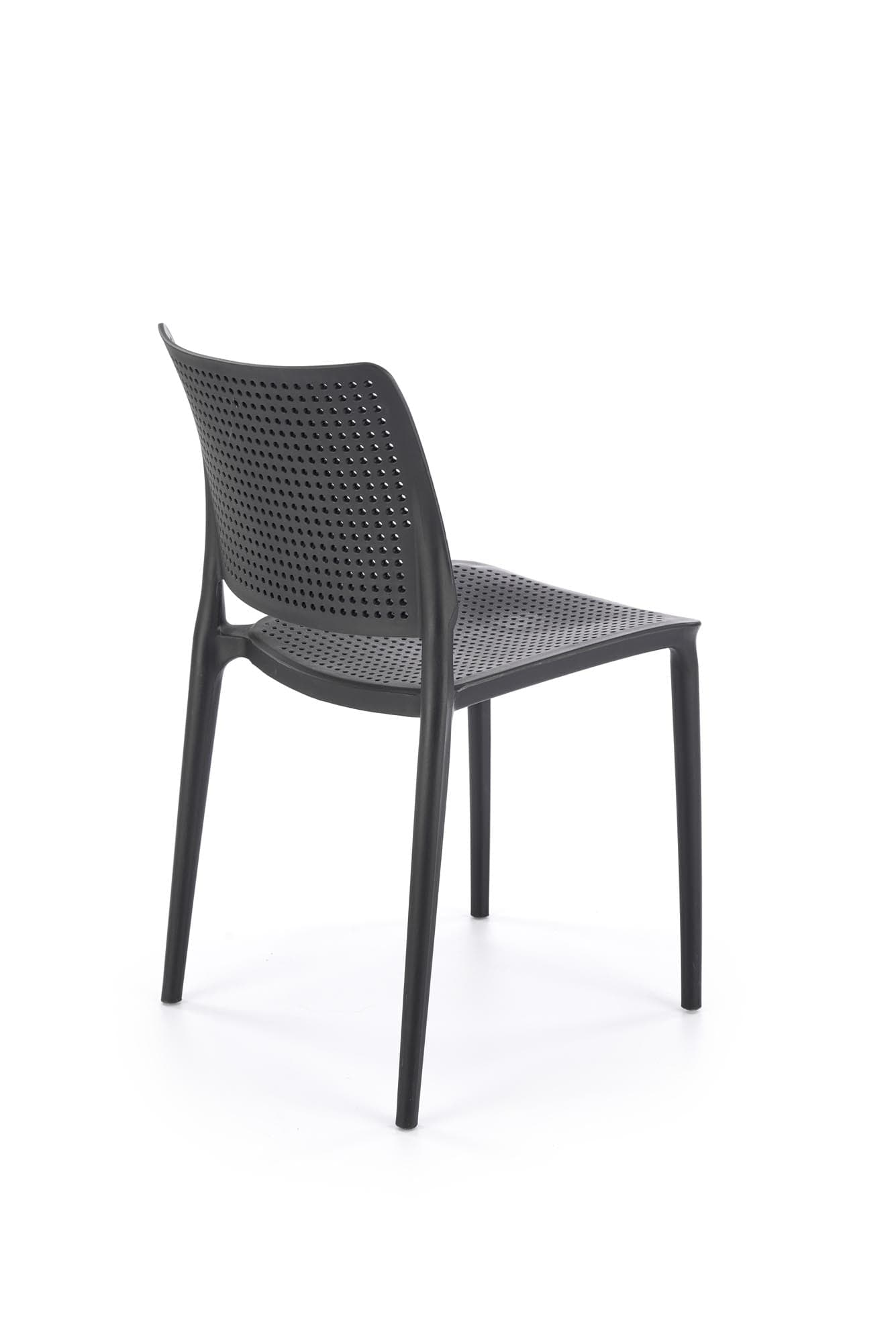 Sedia da pranzo in plastica K514 Nero (6)