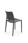 Sedia da pranzo in plastica K514 Nero (6)