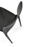 Sedia da pranzo in plastica K514 Nero (7)