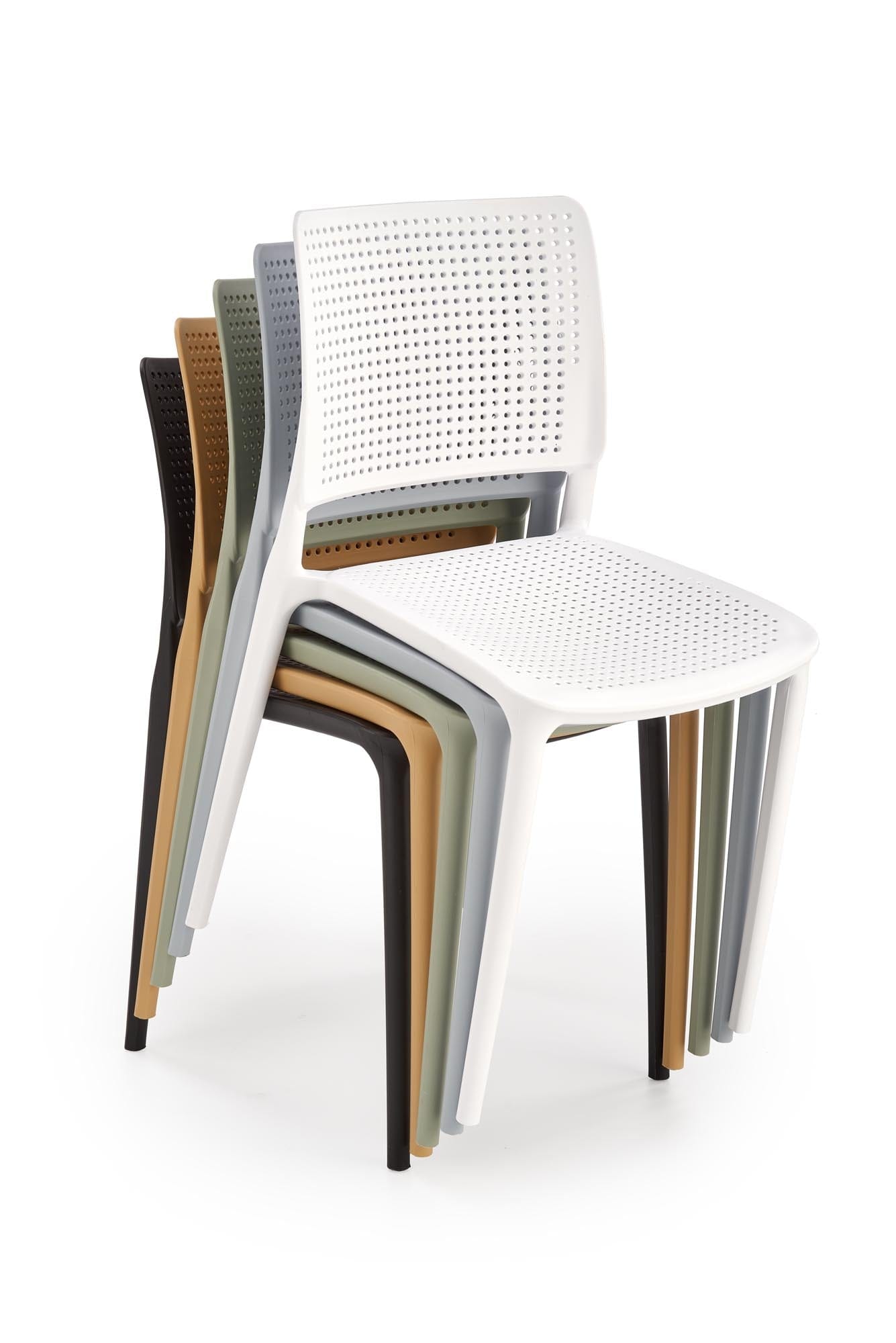 Sedia da pranzo in plastica K514 Ruggine (2)