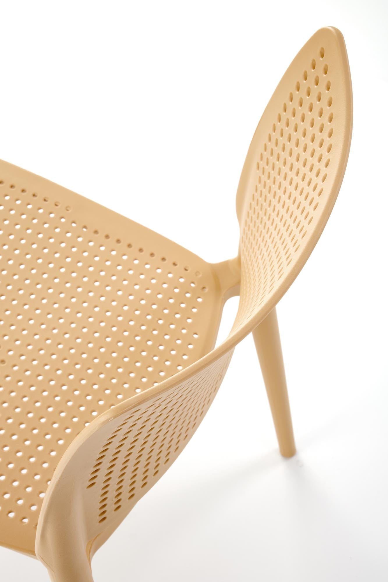 Sedia da pranzo in plastica K514 Ruggine (7)