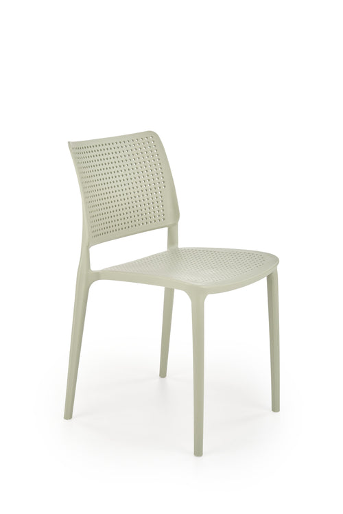 Sedia da pranzo in plastica K514 Verde