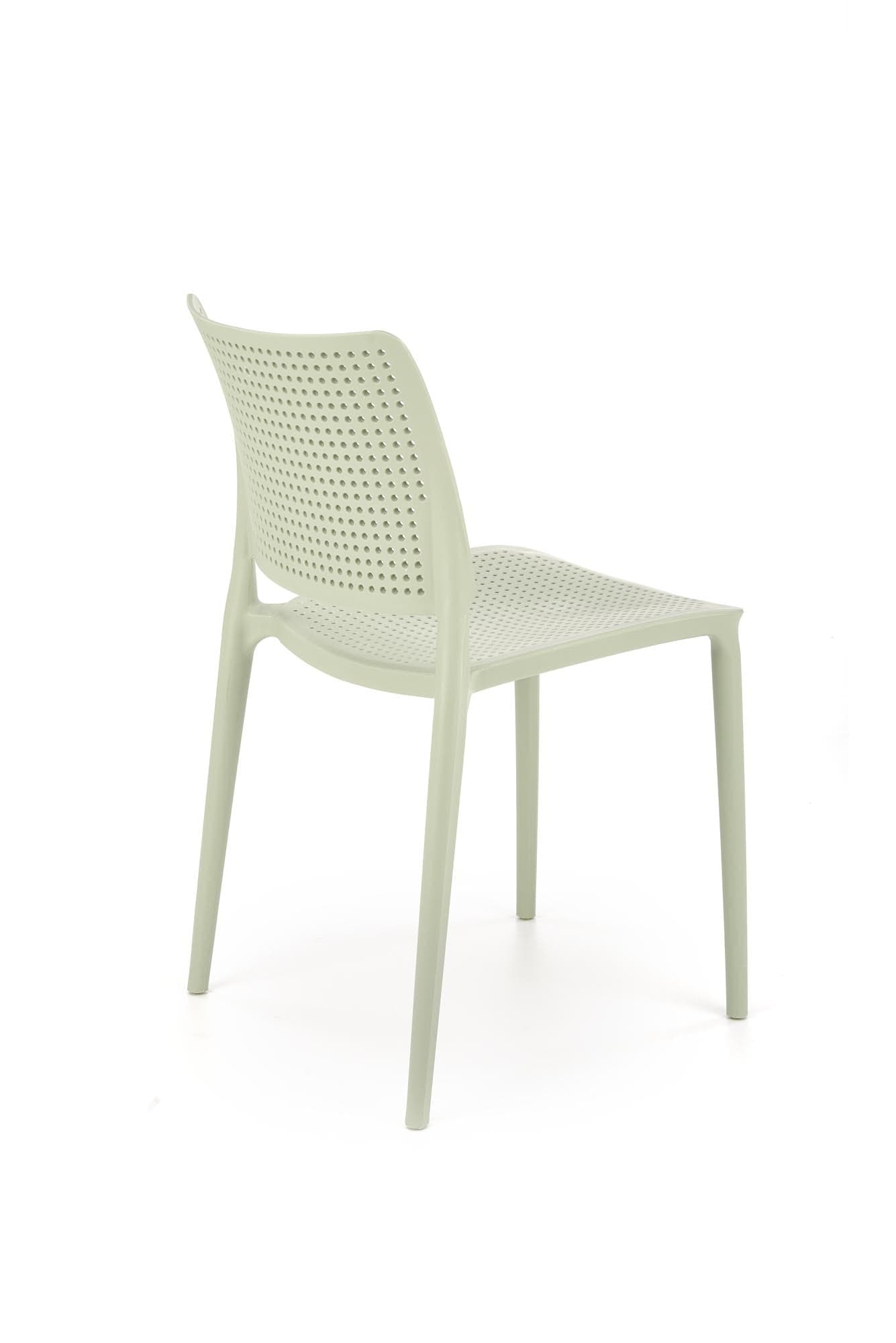 Sedia da pranzo in plastica K514 Verde (6)