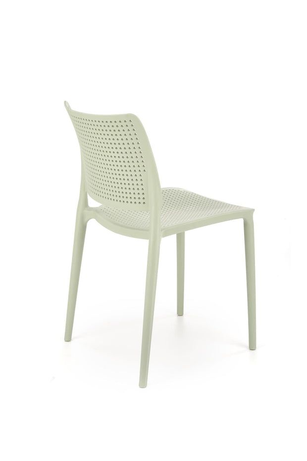Sedia da pranzo in plastica K514 Verde (6)