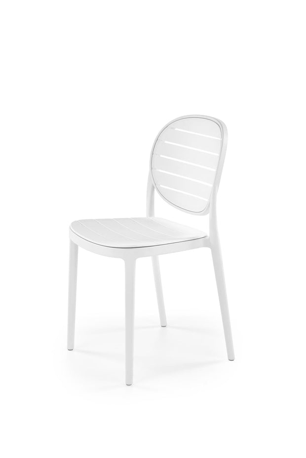 Sedia da pranzo in plastica K529 Bianco (2)