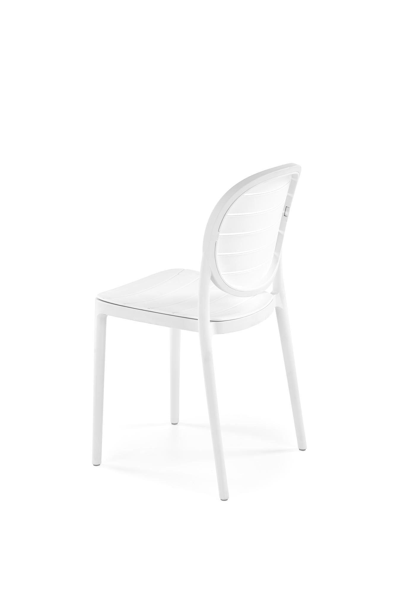 Sedia da pranzo in plastica K529 Bianco (3)