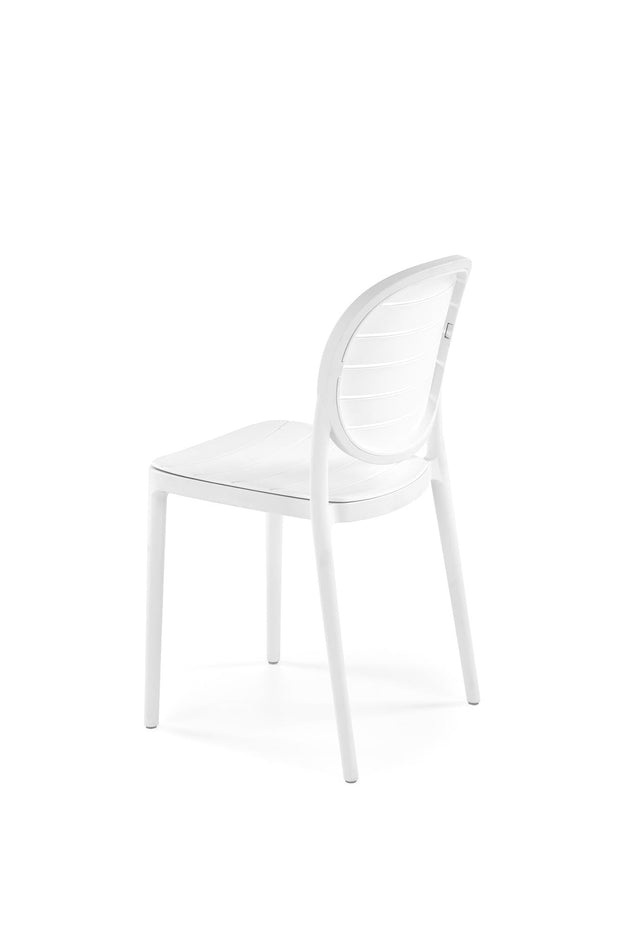 Sedia da pranzo in plastica K529 Bianco (3)