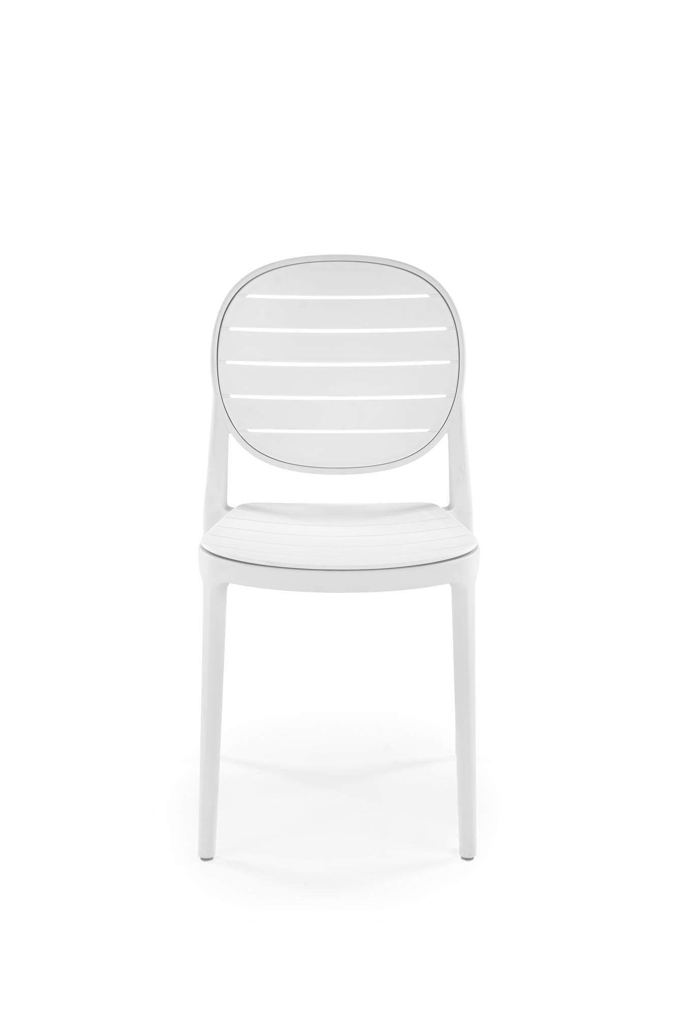 Sedia da pranzo in plastica K529 Bianco (6)