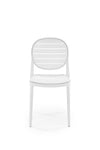 Sedia da pranzo in plastica K529 Bianco (6)