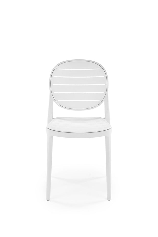 Sedia da pranzo in plastica K529 Bianco (6)