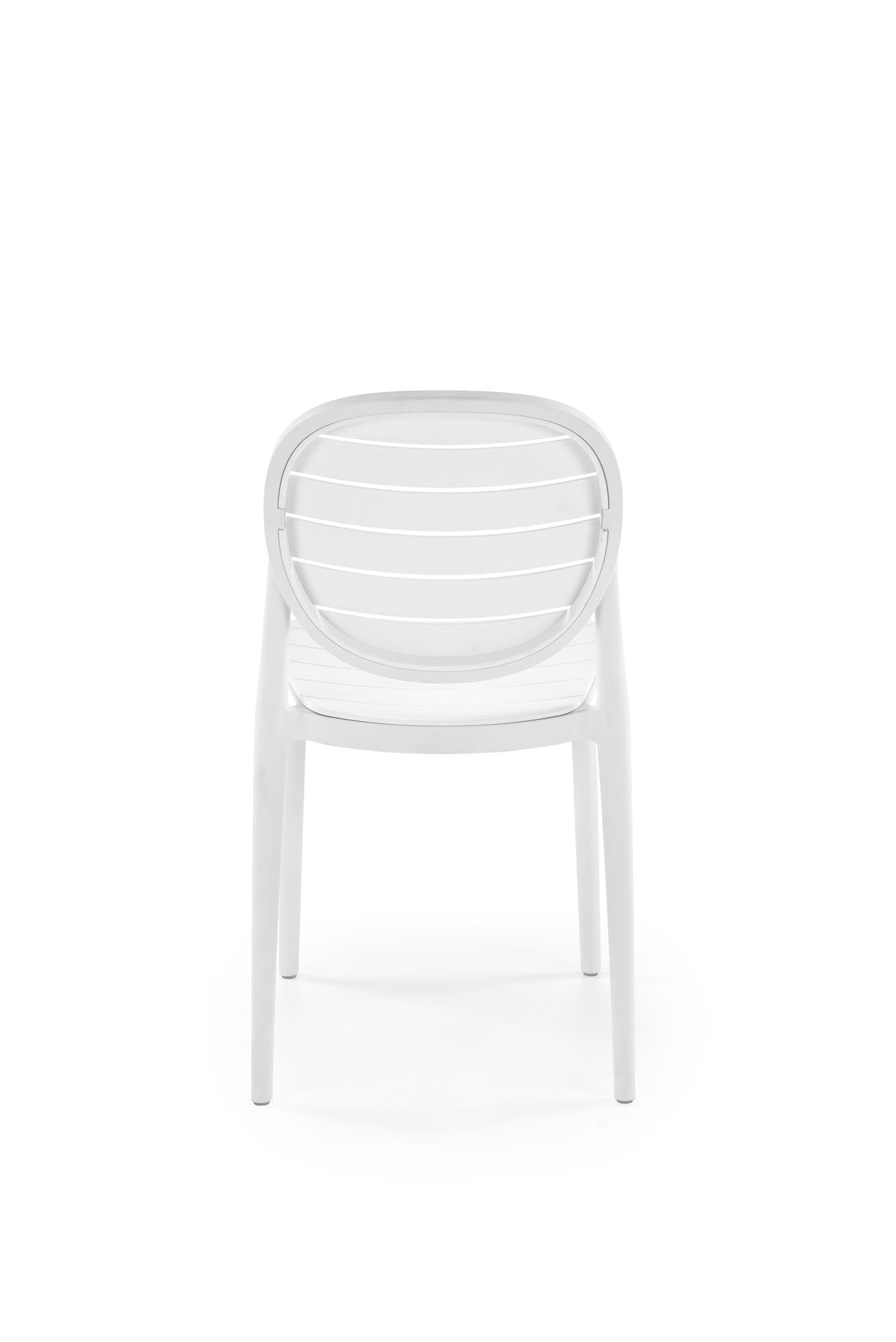 Sedia da pranzo in plastica K529 Bianco (7)