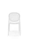 Sedia da pranzo in plastica K529 Bianco (7)