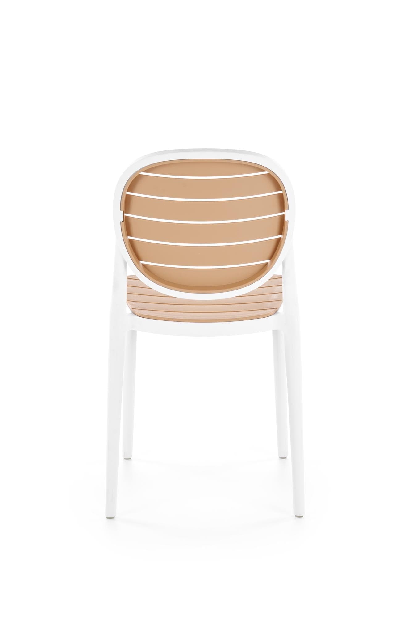 Sedia da pranzo in plastica K529 Bianco (1)