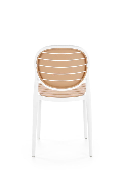 Sedia da pranzo in plastica K529 Bianco (1)