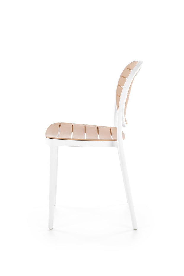 Sedia da pranzo in plastica K529 Bianco (2)