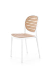 Sedia da pranzo in plastica K529 Bianco (3)
