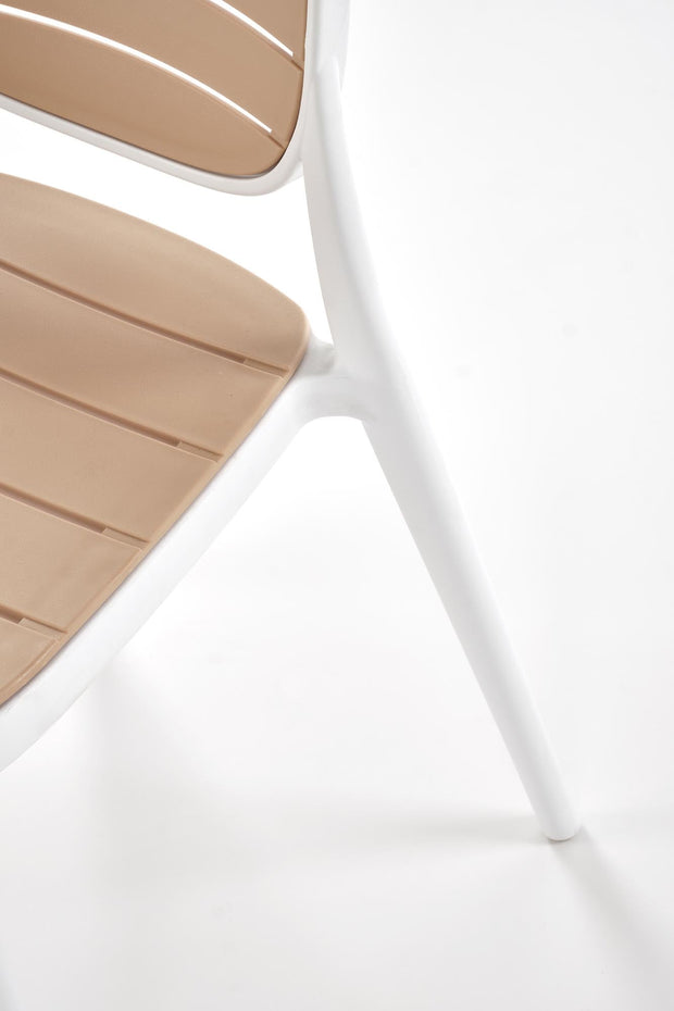 Sedia da pranzo in plastica K529 Bianco (5)