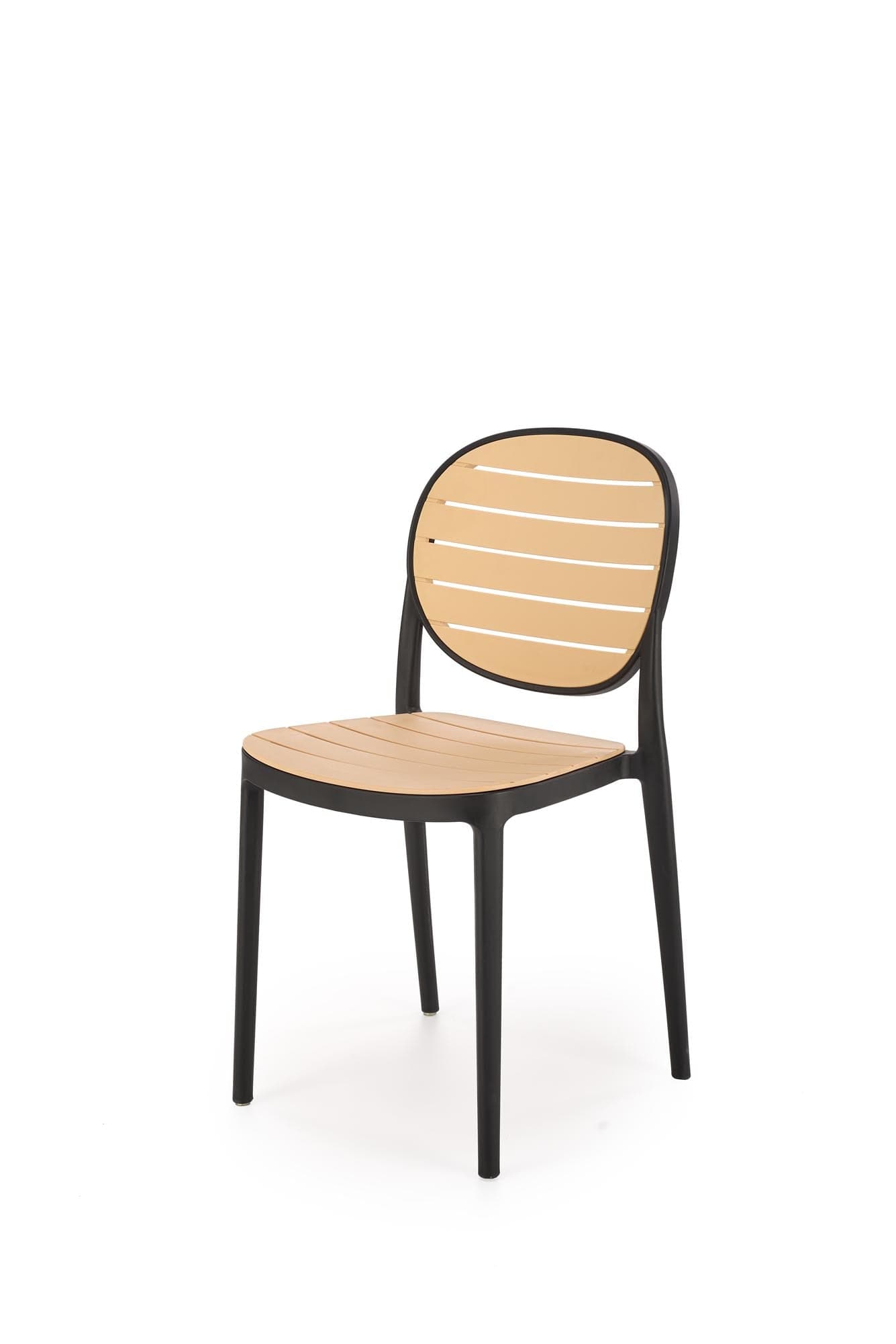 Sedia da pranzo in plastica K529 Naturale