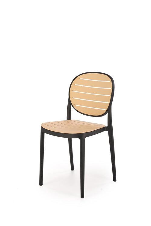Sedia da pranzo in plastica K529 Naturale