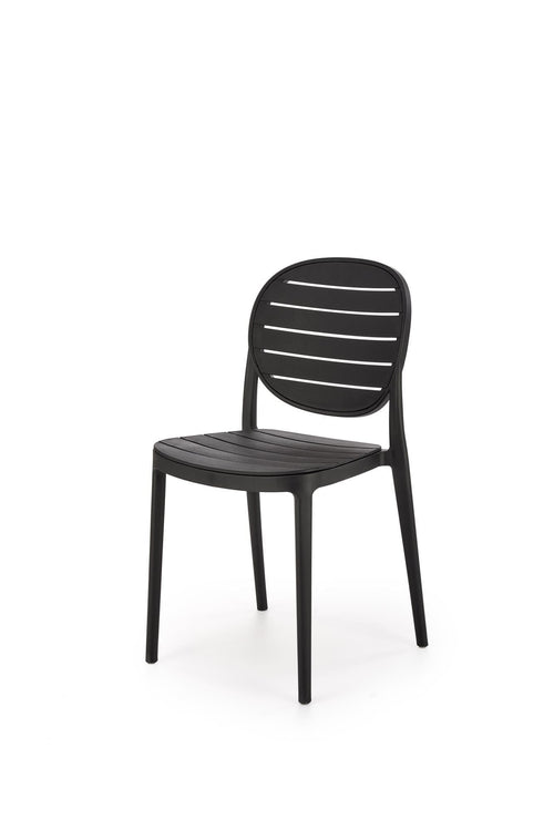 Sedia da pranzo in plastica K529 Nero