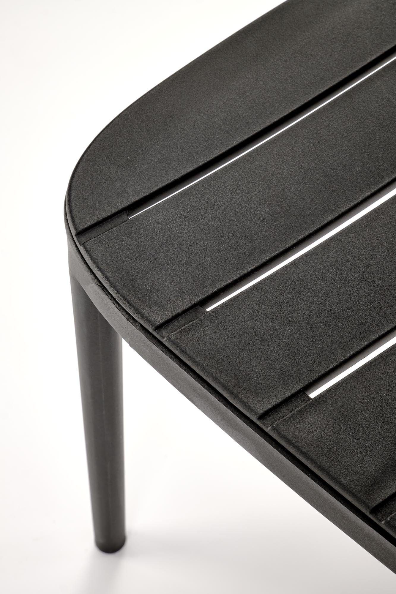 Sedia da pranzo in plastica K529 Nero (6)