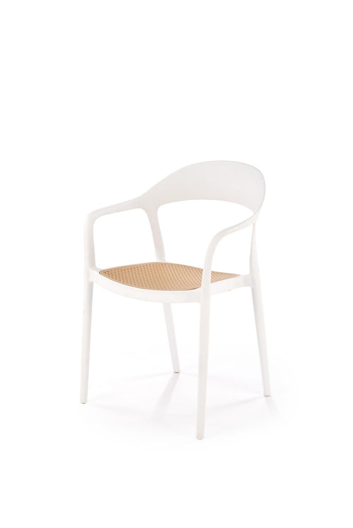 Sedia da pranzo in plastica K530 Bianco